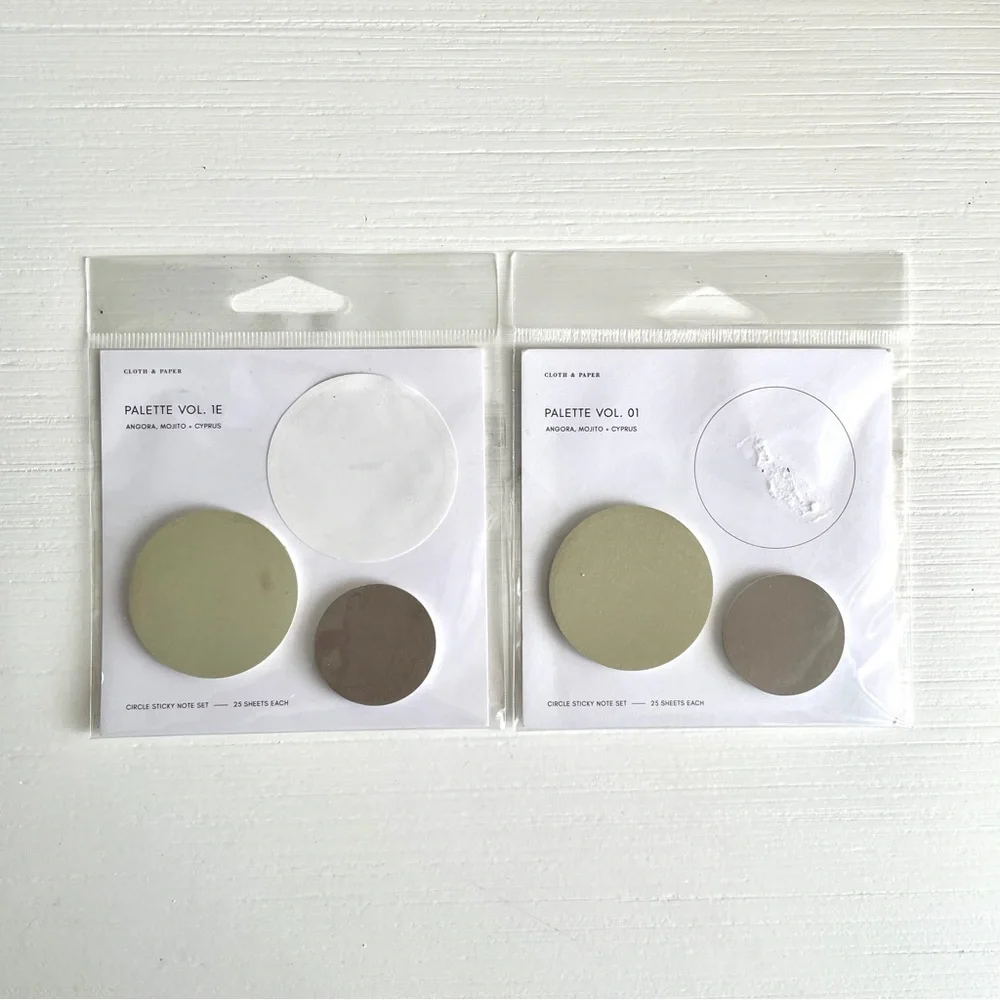 Cloth & Paper Sticky Notes Bundle